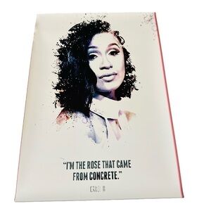 Cardi B I’m The Rose That Came From Concrete Poster 12”x18”